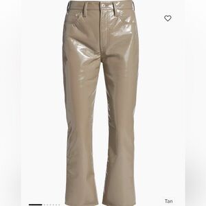 Citizens of Humanity's high-waisted Isola pants NEW Retail $448 patent leather